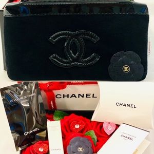 CHANEL CC Cosmetic Makeup Pouch Bag + More